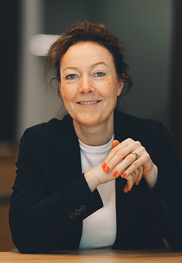 Elise Lindberg, CEO av Skygard sitter fremoverlent og fornøyd med at hun har valgt BDO